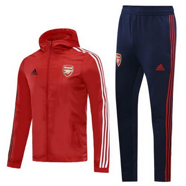 Giacca Calcio a vento Arsenal Set Completo 20/21 Rosso